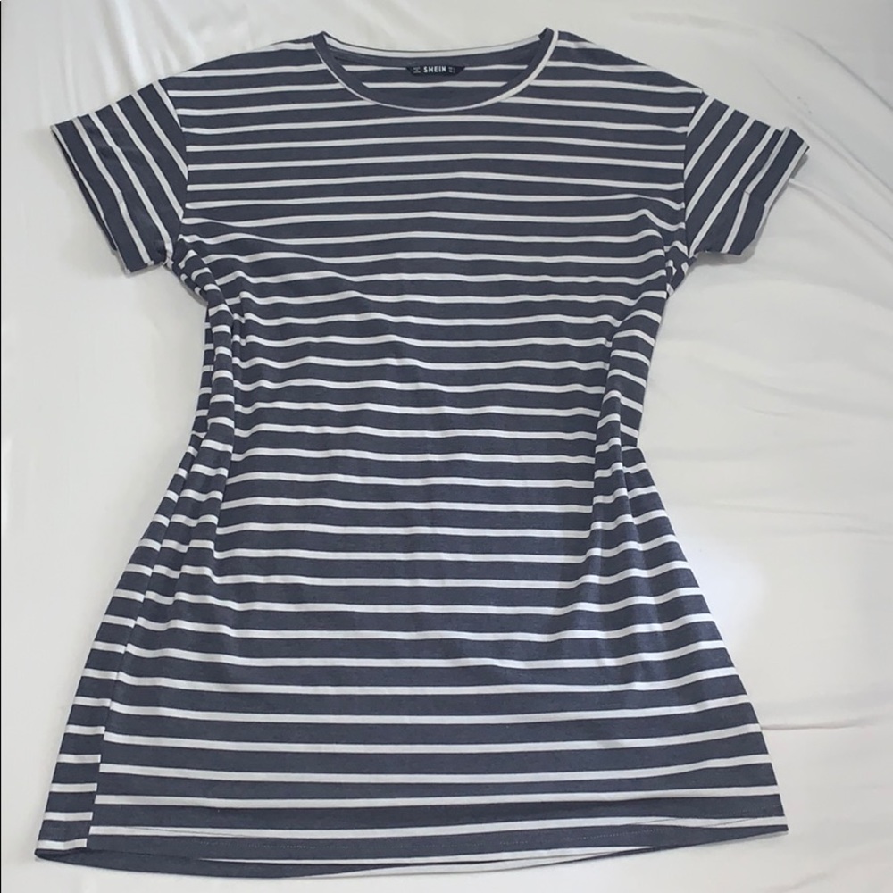 Striped T-shirt dress